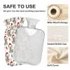 Koala Holly Leaf Print Hot Water Bottle with Fleece Cover, 2 L view 4