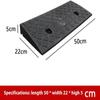 Curb Ramps, 5–13 cm Step Height, for Sidewalks, Cars, Trucks, Bicycles, Motorcycles, Dogs and Wheelchairs (50 × 27 × 13 cm) view 4