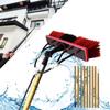 8 m Telescopic Window Cleaning Pole Set with Water Feed, High-Reach Professional Cleaner for Streak-Free Shine and Roof Cleaning view 1