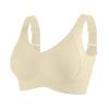 Uwdiohq Bra for Seniors, Breathable Wire-Free Front-Closure Lace Push-Up Bra, XXL view 3