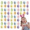 Generic Empty Easter Eggs, 100-Piece Mixed-Color Speckled Decorations view 1