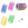 4-Piece Colorful Cat Toy Set with Feathers view 1