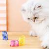 4-Piece Colorful Cat Toy Set with Feathers view 4