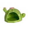 Aymzbd Green Ceramic Cactus Hamster House and Hideout view 1