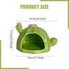 Aymzbd Green Ceramic Cactus Hamster House and Hideout view 3