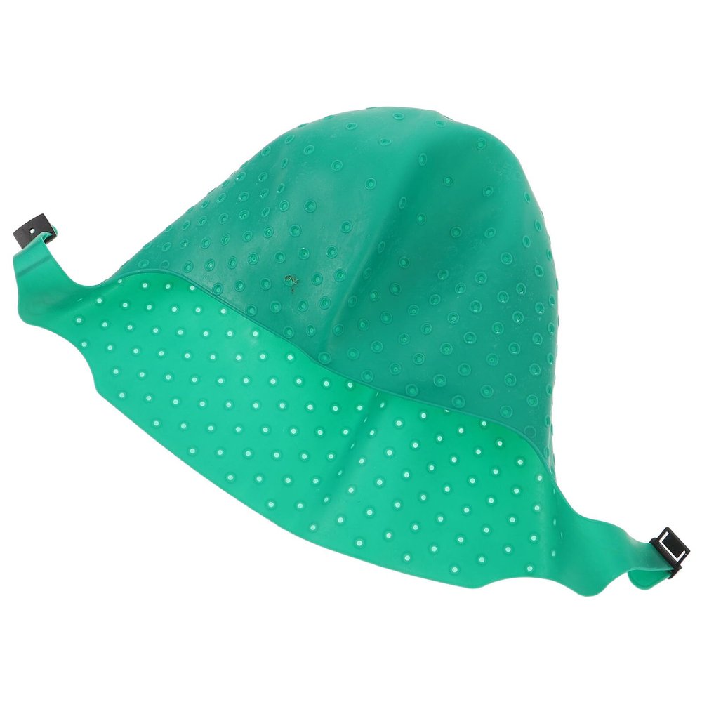 HAPINARY Premium Silicone Hair Dye Cap with Holes for Precise Highlights, Green, Tear-Resistant, Flexible Fit