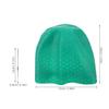 HAPINARY Premium Silicone Hair Dye Cap with Holes for Precise Highlights, Green, Tear-Resistant, Flexible Fit view 2