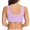 Generic 2026 Comfortable Transparent Women's Wireless Backless Sponge-Free Shoulder Strap with Convertible Straps (Purple, L) view 2