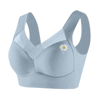 Generic 2026 Comfortable Transparent Women's Shoulder Strap, Wire-Free, Backless, Sponge-Free, Convertible Straps (Light Blue, XXXXL)