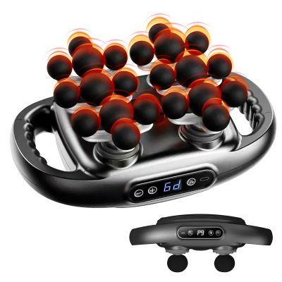 22-Head Deep Tissue Massage Gun with 9 Modes, 9 Speeds & Red Light