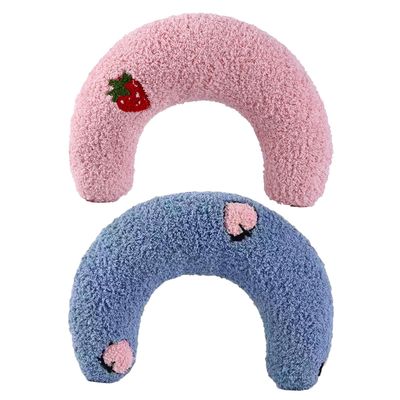 BAZEITFLOW 2-Pack Calming Pet U-Shaped Pillow