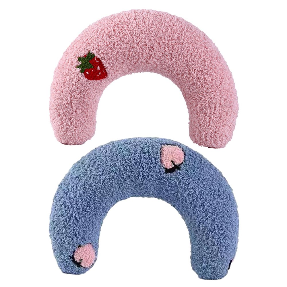 BAZEITFLOW 2-Pack Calming Pet U-Shaped Pillow