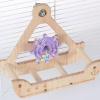 Rotating Wooden Bird Perch for Hummingbirds view 2