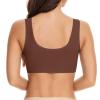 Comfortable Transparent Convertible Shoulder Strap for Women, Coffee, XXXXXXXL view 2
