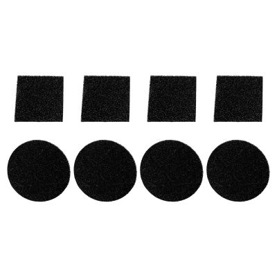 HOODANCOS 8-Pack Cotton Filter Pads for Trash Can Odor Control, Kitchen and Compost Bin Accessories, Natural Odor Neutralization, Easy to Install, Replace Every 3 Months