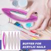 Nail Buffing Tool with Synthetic Lambswool for a Smooth Surface view 3