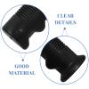 2-Piece 25 mm PVC Wheelchair Handle Grip, Black, Non-Slip view 3