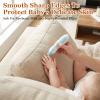 6-in-1 Electric Baby Nail File with 6 Filing Heads and LED Light, 4 Speeds, Quiet, Baby Blue view 3