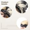 Generic Flapper 1920s Vintage Black and White Pearl Feather Tassel Headpiece for Women, Adjustable Art Deco Party Accessory view 2
