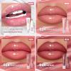 4-Piece Hydrating Lip Gloss Set, Glossy Jelly Liquid Lipstick, Glitter Plumping Lip Gloss, High-Shine Lipstick view 3