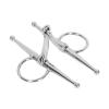 REXVTNS Full-Cheek Horse Snaffle, Stainless Steel Ring, Farm Joint, 125 mm view 2