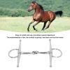 REXVTNS Full-Cheek Horse Snaffle, Stainless Steel Ring, Farm Joint, 125 mm view 3