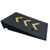Thick Rubber Curb and Door Threshold Ramp, Black, 17 cm (6.7 in) view 1