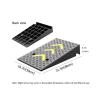 Thick Rubber Curb and Door Threshold Ramp, Black, 17 cm (6.7 in) view 2