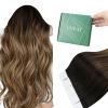 Ugeat Tape Extensions Human Hair Brown Balayage 30 cm 30 g 20 pcs #2/6/12 view 1