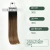 Ugeat Tape Extensions Human Hair Brown Balayage 30 cm 30 g 20 pcs #2/6/12 view 2