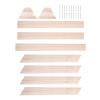 DECHOUS Chick Stand Made of Composite Material for Chickens and Parrots, Beige Rooster Stand with Mobility Training Function for Cages view 1