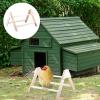 DECHOUS Chick Stand Made of Composite Material for Chickens and Parrots, Beige Rooster Stand with Mobility Training Function for Cages view 2