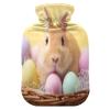 2-Liter Hot Water Bottle with Fleece Cover, PVC view 1
