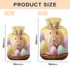 2-Liter Hot Water Bottle with Fleece Cover, PVC view 3