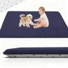 Stqyeiw 2 cm Thick Baby Crawling Mat, 50 x 120 cm, Non-Slip Play Rug, Dark Blue view 1