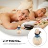 Ceramic Perfume Bottle with Closure, White Decorative Bottle view 4