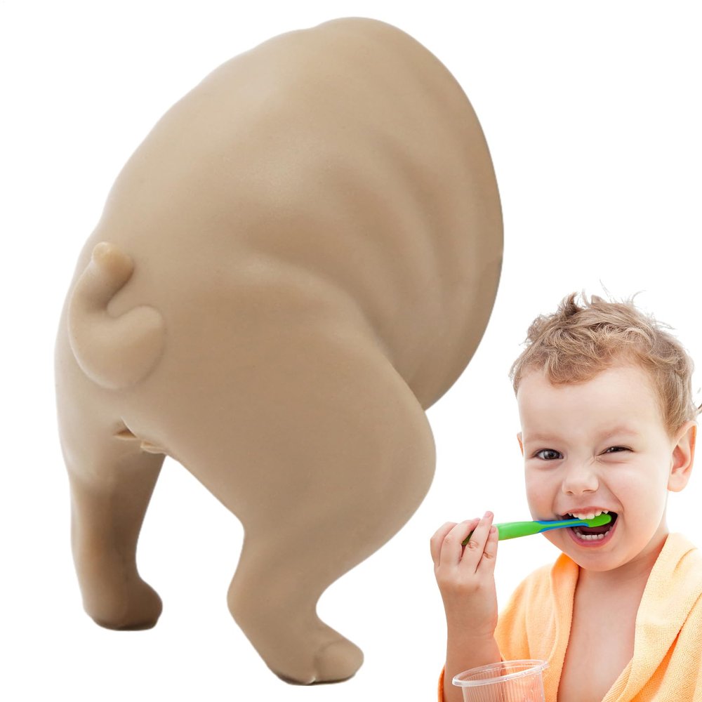 Dog Pooping Toothpaste Topper