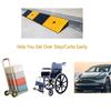 QICBYING Rubber Threshold Ramp, Non-Slip Wheelchair Ramp, Black/Yellow, 100 x 15 x 4 cm view 3