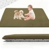 Stqyeiw 2 cm Thick Baby Crawling Mat, 190 x 350 cm, Army Green view 1