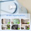 SAFELON 6-Pack Childproof Cabinet Strap Locks, Drawer Locks, Cabinet and Toilet Safety Locks, No Tools Required (Clear) view 4