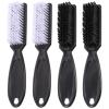 PENIKOKO 4-Pack Hair Brushes with Durable Nylon Bristles and Smooth Surface, Classic Barber Brushes for Removing Broken Hair, for Salon and Home Use view 1