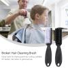 PENIKOKO 4-Pack Hair Brushes with Durable Nylon Bristles and Smooth Surface, Classic Barber Brushes for Removing Broken Hair, for Salon and Home Use view 3