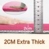 Stqyeiw 2 cm Thick Baby Crawling Mat, 80 x 160 cm, Non-Slip Rose Red Tatami Rug view 4