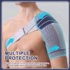 THQAE Adjustable Shoulder Brace, Blue-Gray Shoulder Support for Men and Women view 3