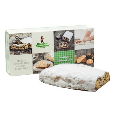 Brenhecke Premium Raisin Stollen, Sugared, 1.5 kg