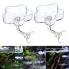 Ioensy 2 Acrylic Feeding Bowls for Shrimp with Suction Cup view 2
