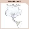 Ioensy 2 Acrylic Feeding Bowls for Shrimp with Suction Cup view 3