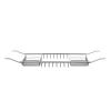 Adjustable Stainless Steel Bathtub Tray, Non-Slip view 2