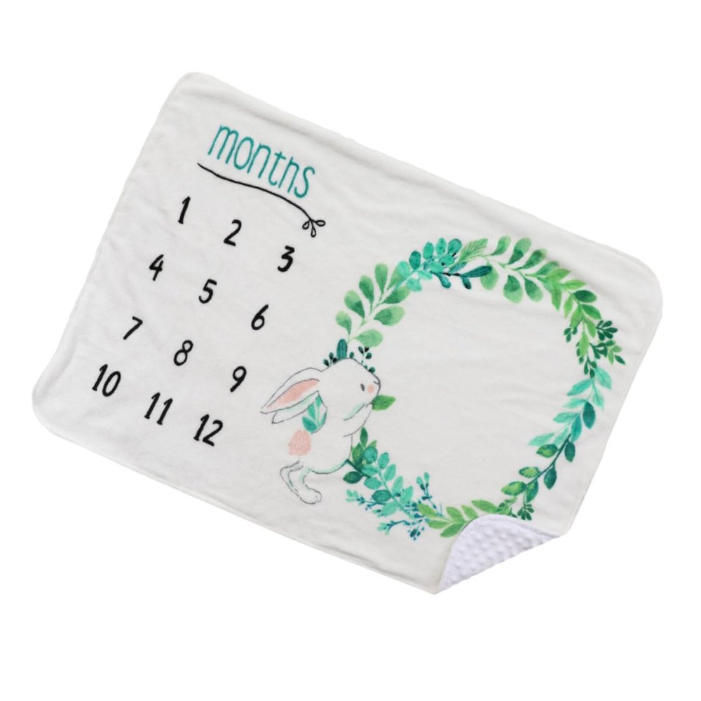 BESPORTBLE Fleece Blanket for Newborns with Star Pattern