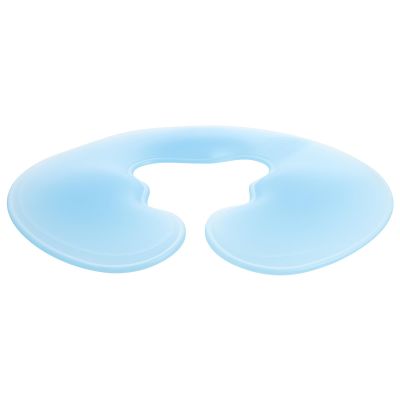 WOONEKY U-Shaped Silicone Face Cushion, Washable and Reusable, Blue